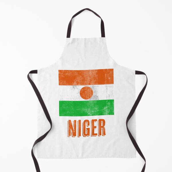 Item preview, Flag of Niger République du Niger drapeau du Niger "Grunge" look. designed and sold by KTSubz Faith & Fun Designs.