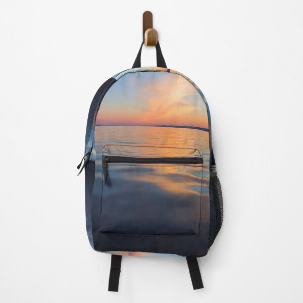 Item preview, Orange sunrise over calm water. designed and sold by claireseyeview.