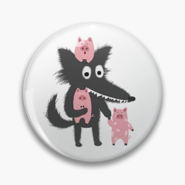 Item preview,  Wolf and 3 little pigs designed and sold by Monday71.
