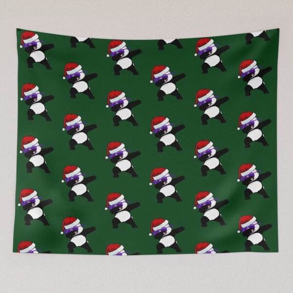 Item preview, Dabbing Panda Shirt Kids Santa Hat Holiday Gift Panda Lovers designed and sold by vomaria.
