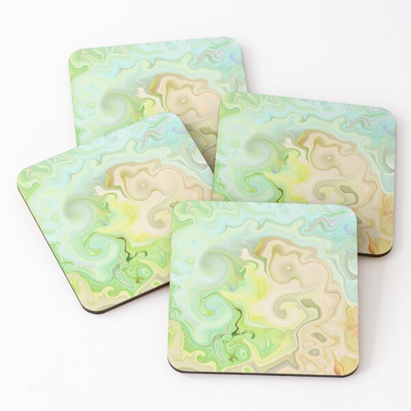 Item preview, Unisex Nursery Décor Colors Pastel Green and Yellow Abstract Unicorn Dreams 4 of 4 designed and sold by Beachy.