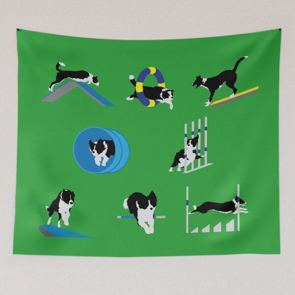 Item preview, Border Collie Agility designed and sold by Kat-su.