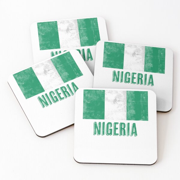 Item preview, Flag of Nigeria "Grunge" look. designed and sold by KTSubz Faith & Fun Designs.