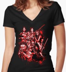 Walkers Women's Fitted V-Neck T-Shirt