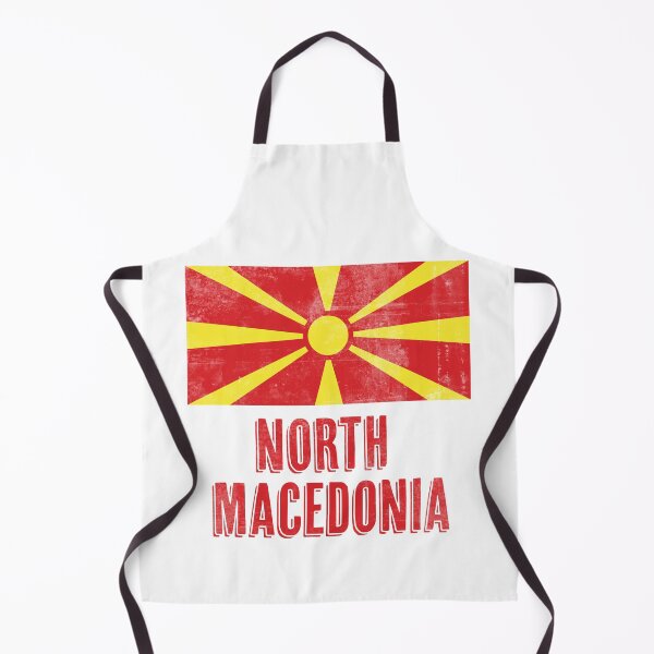 Item preview, Flag of North Macedonia "Grunge" look. designed and sold by KTSubz Faith & Fun Designs.