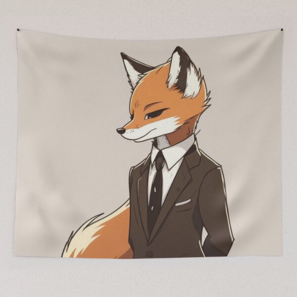Item preview, The Fox's Suave Scheme designed and sold by Space Frog Art ⭐⭐⭐⭐⭐.
