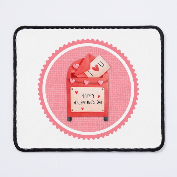 Item preview, Valentine's Day Scallop Circle Mailbox Love Letter 1 designed and sold by TasimaDesign.