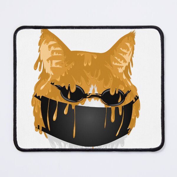 Item preview, Orange mask Cat grime art illustration designed and sold by AmsaOza.