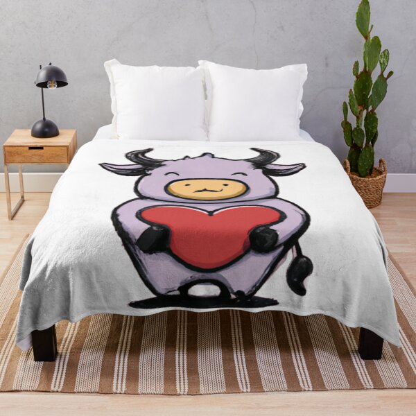 Item preview, Struck By Love, Lovestruck Buffalo, a Cute gift for Valentines Day designed and sold by Color-Me-Blue.