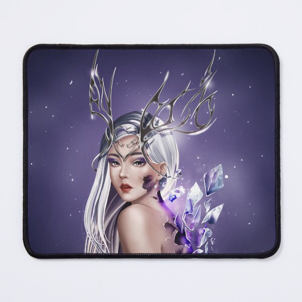 Item preview, White haired girl made of glass designed and sold by mizuyro.