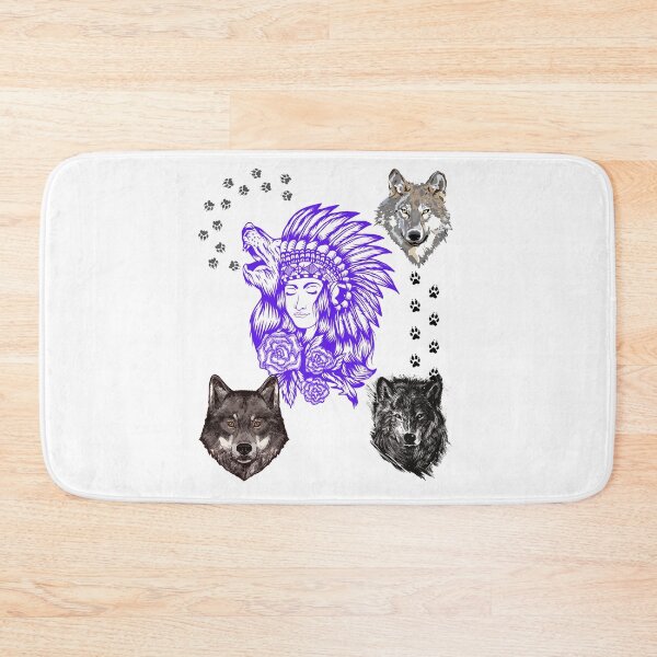 Item preview, Blue wolf lady designed and sold by RonelM.