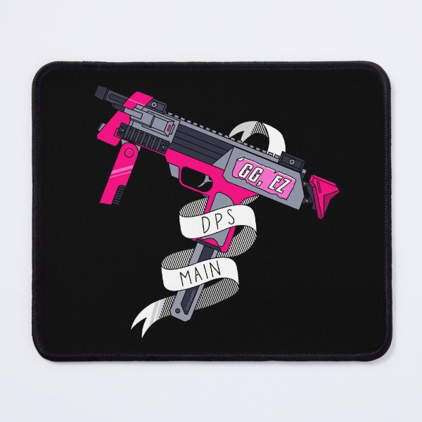 Item preview, DPS Main Gamer Girl Hot Pink Submachine Gun designed and sold by JessicaAmber.