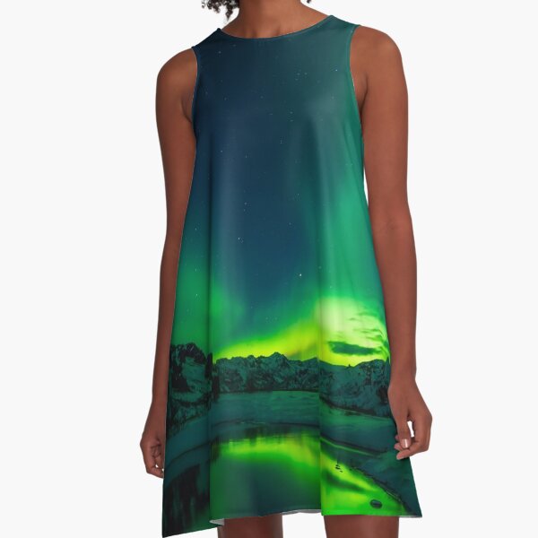 Item preview, Northern Lights Aurora Borealis Sky designed and sold by Monika Howarth.