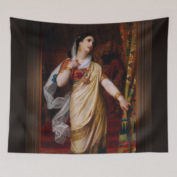 Item preview, Esther by Hugues Merle Remastered Xzendor7 Classical Art Old Masters Reproductions designed and sold by Xzendor7 Digital Art Creations.