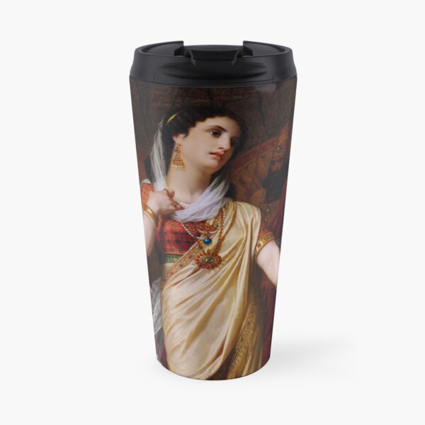 Esther by Hugues Merle Remastered Xzendor7 Classical Art Old Masters Reproductions Travel Coffee Mug
