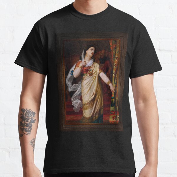 Esther by Hugues Merle Remastered Xzendor7 Classical Art Old Masters Reproductions Classic T-Shirt