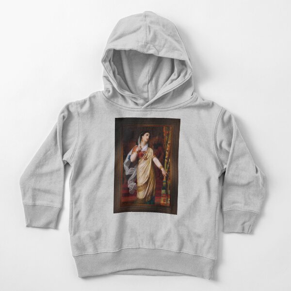 Esther by Hugues Merle Remastered Xzendor7 Classical Art Old Masters Reproductions Toddler Pullover Hoodie