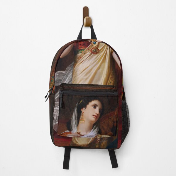Esther by Hugues Merle Remastered Xzendor7 Classical Art Old Masters Reproductions Backpack