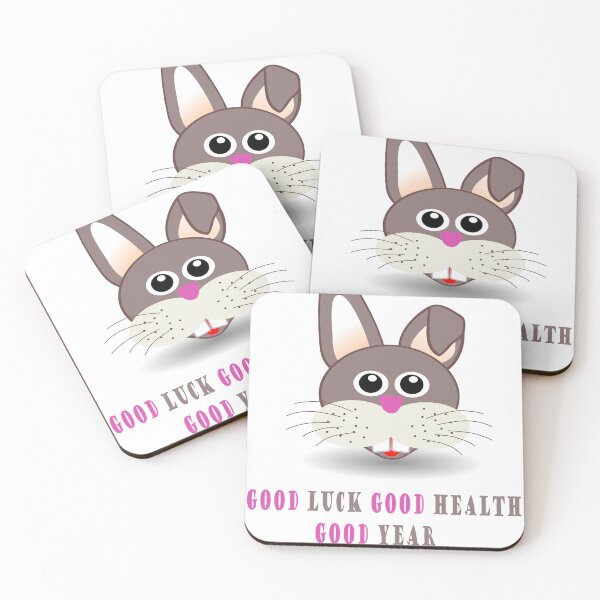 Item preview, Good Luck Good Health Good Year of The Rabbit designed and sold by Soudesign99.