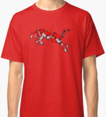 Red Voltron Lion Cubist Classic T-Shirt