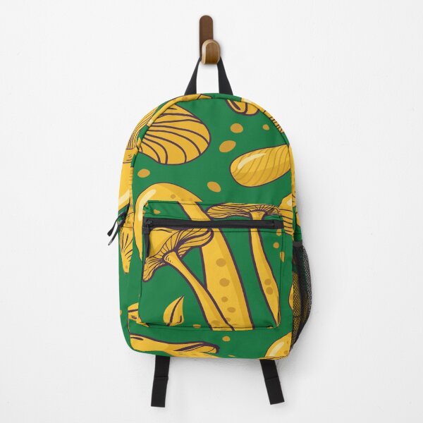 Item preview, Vegan People Life Golden Mushrooms Pattern designed and sold by PatternBestFan.