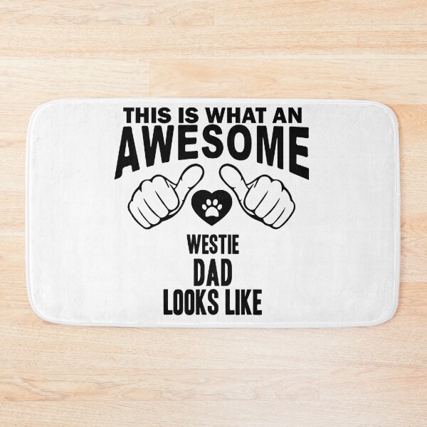 Item preview, funny Westie dog dad idea, for Westie dads designed and sold by JakubkoJunak.