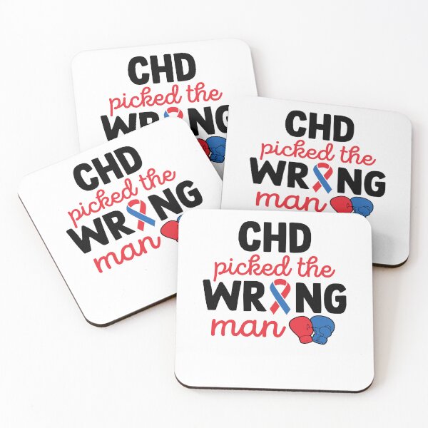 Item preview, Inspirational CHD Quotes | CHD Picked The Wrong Man | Heart Fighter Gift designed and sold by AMINE  ★★★★★.