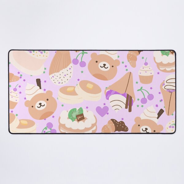 Item preview, French Doodled Cute and Playful Cafe and Ice Cream Shop (purple) designed and sold by Dorina Larsdotter.