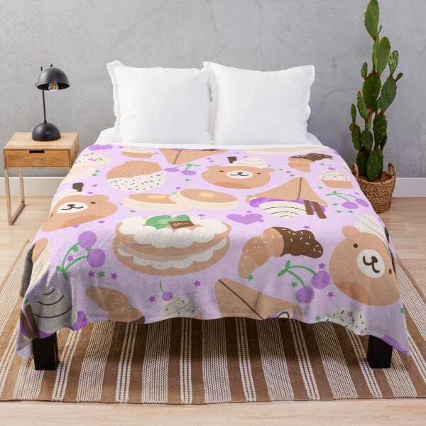 Item preview, French Doodled Cute and Playful Cafe and Ice Cream Shop (purple) designed and sold by Dorina Larsdotter.