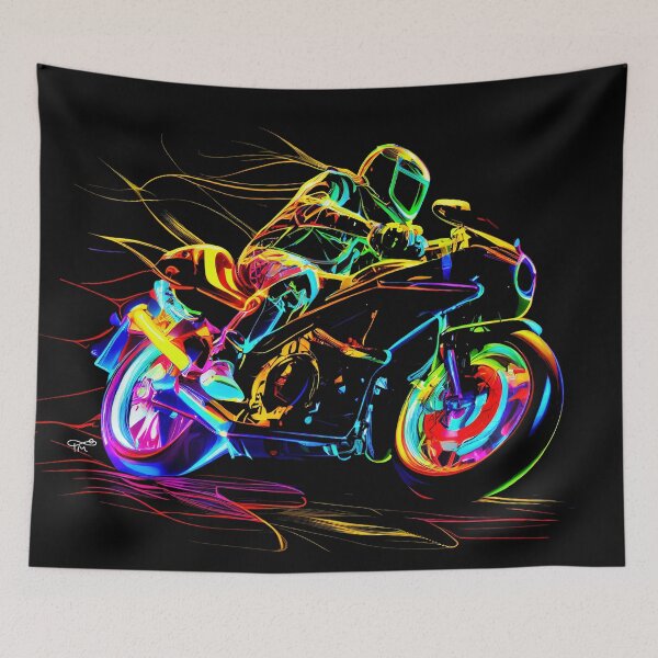 Item preview,  Motorcycle Biker Speed Artistic #3 designed and sold by Tellingmoon.