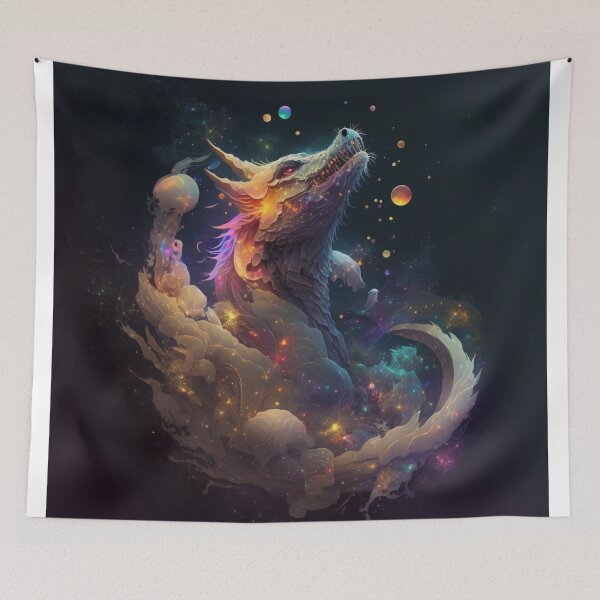 Item preview, The Monster Fox of the Universe designed and sold by artiologya.