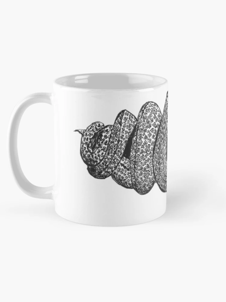 Thumbnail 5 of 6, Coffee Mug, Recursive Reticulated Python designed and sold by whatnick.