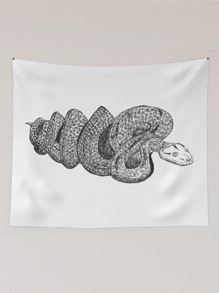 Thumbnail 2 of 3, Tapestry, Recursive Reticulated Python designed and sold by whatnick.