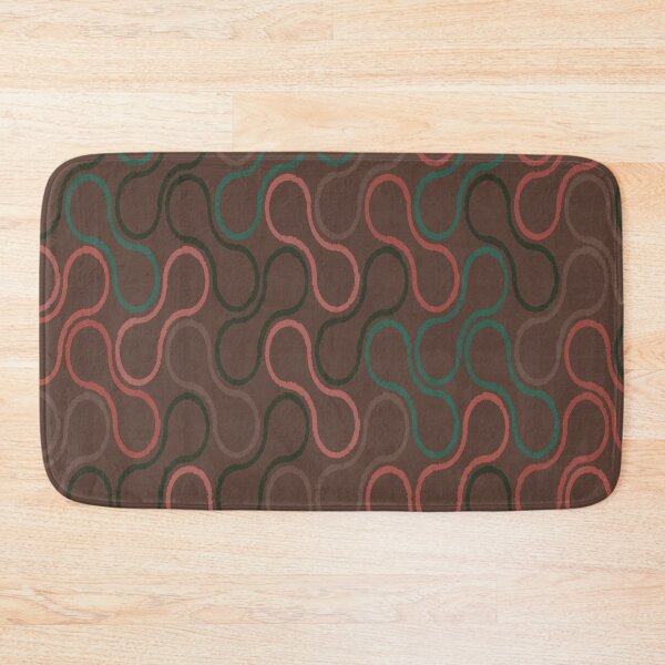 Item preview, Retro Geometric Abstract Colorful Pattern in Brown designed and sold by hedru.