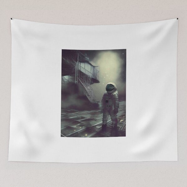 Item preview, The astronaut in space station.  designed and sold by SHALOXX.