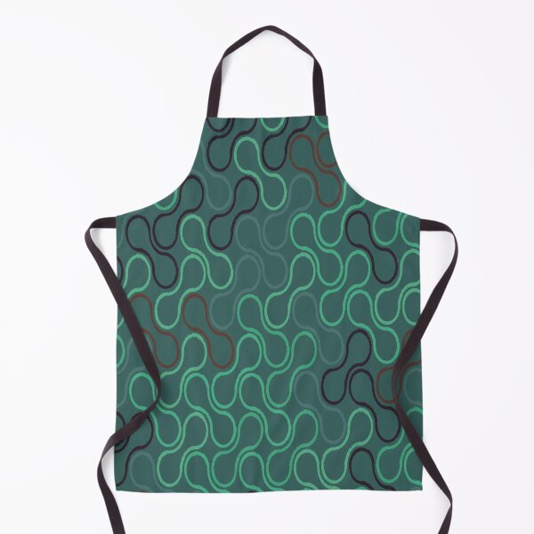Item preview, Retro geométrico abstracto verde azulado designed and sold by hedru.