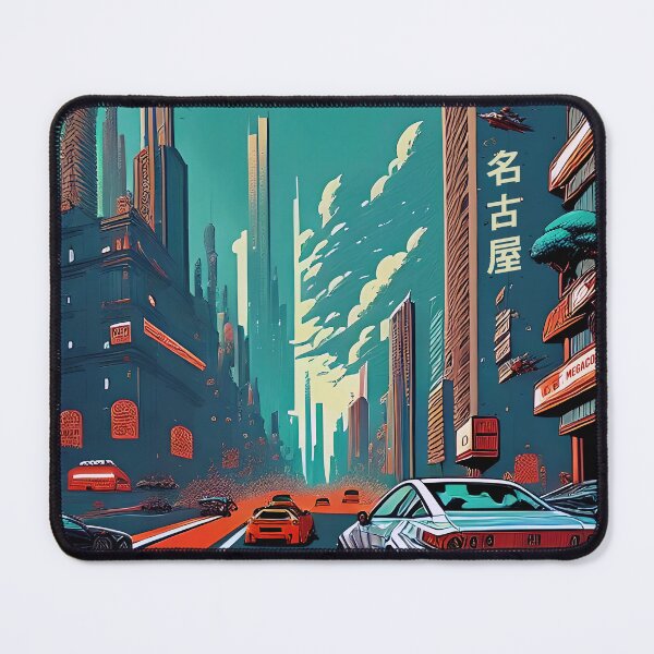 Item preview, Futuristic Cityscape No1 designed and sold by angelisart.