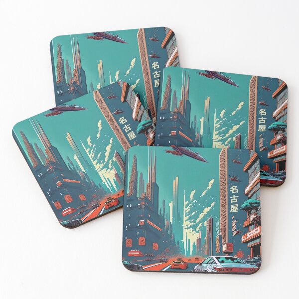 Item preview, Futuristic Cityscape No1 designed and sold by angelisart.