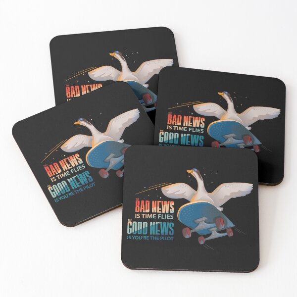Item preview, The bad news is time flies. The good news is you're the pilot. designed and sold by Tara Light.
