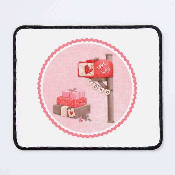 Item preview, Valentine's Day Scallop Circle Mailbox Love Letter 2 designed and sold by TasimaDesign.