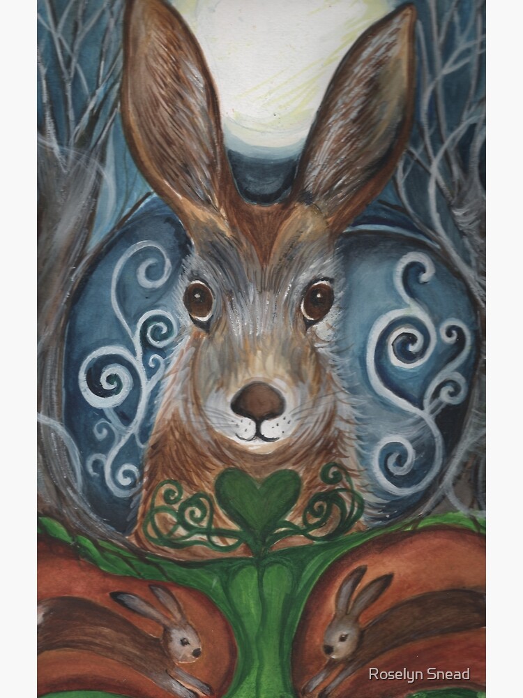 Thumbnail 7 of 7, Framed Art Print, Moon Hare designed and sold by Creative1927.