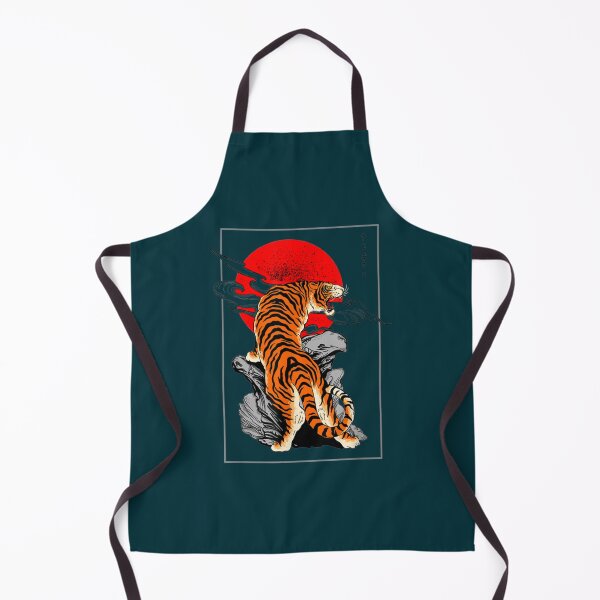Item preview, Red Rising Sun Flag Japan Style Tokyo Asia Japanese Tiger   designed and sold by RavenPostCoz.