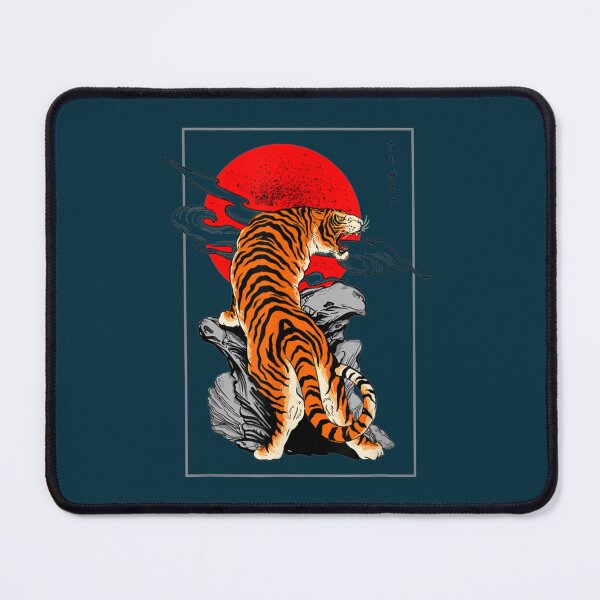 Item preview, Red Rising Sun Flag Japan Style Tokyo Asia Japanese Tiger   designed and sold by RavenPostCoz.