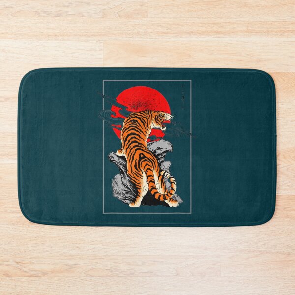 Item preview, Red Rising Sun Flag Japan Style Tokyo Asia Japanese Tiger   designed and sold by RavenPostCoz.