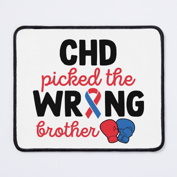 Item preview, Inspirational CHD Quotes | CHD Picked The Wrong Brother | Heart Fighter Gift designed and sold by AMINE  ★★★★★.