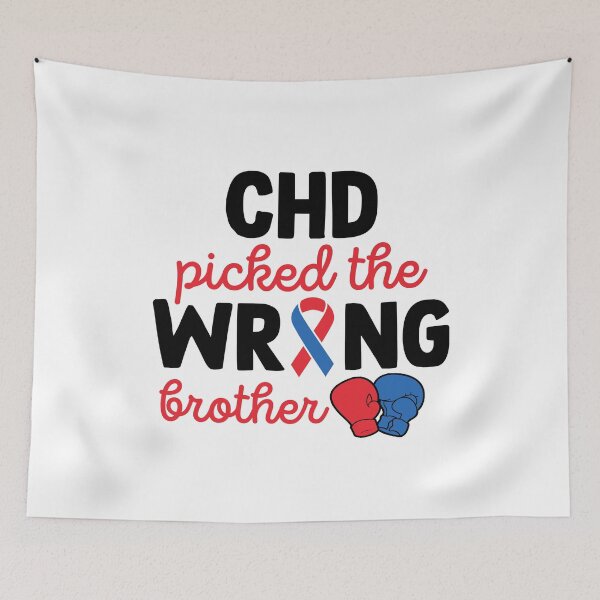 Item preview, Inspirational CHD Quotes | CHD Picked The Wrong Brother | Heart Fighter Gift designed and sold by AMINE  ★★★★★.