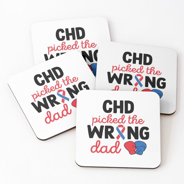 Item preview, Inspirational CHD Quotes | CHD Picked The Wrong Dad | Heart Fighter Gift designed and sold by AMINE  ★★★★★.