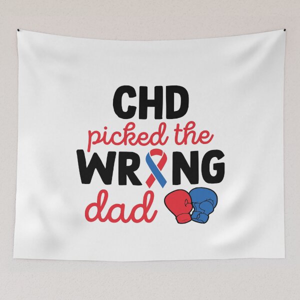 Item preview, Inspirational CHD Quotes | CHD Picked The Wrong Dad | Heart Fighter Gift designed and sold by AMINE  ★★★★★.
