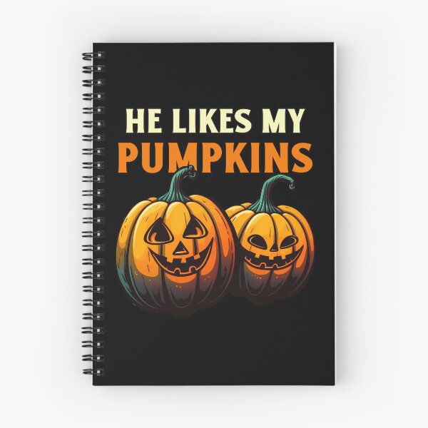 Item preview, He Likes My Pumpkins designed and sold by Fragpop.