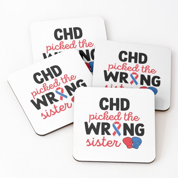 Item preview, Inspirational CHD Quotes | CHD Picked The Wrong Sister | Heart Fighter Gift designed and sold by AMINE  ★★★★★.